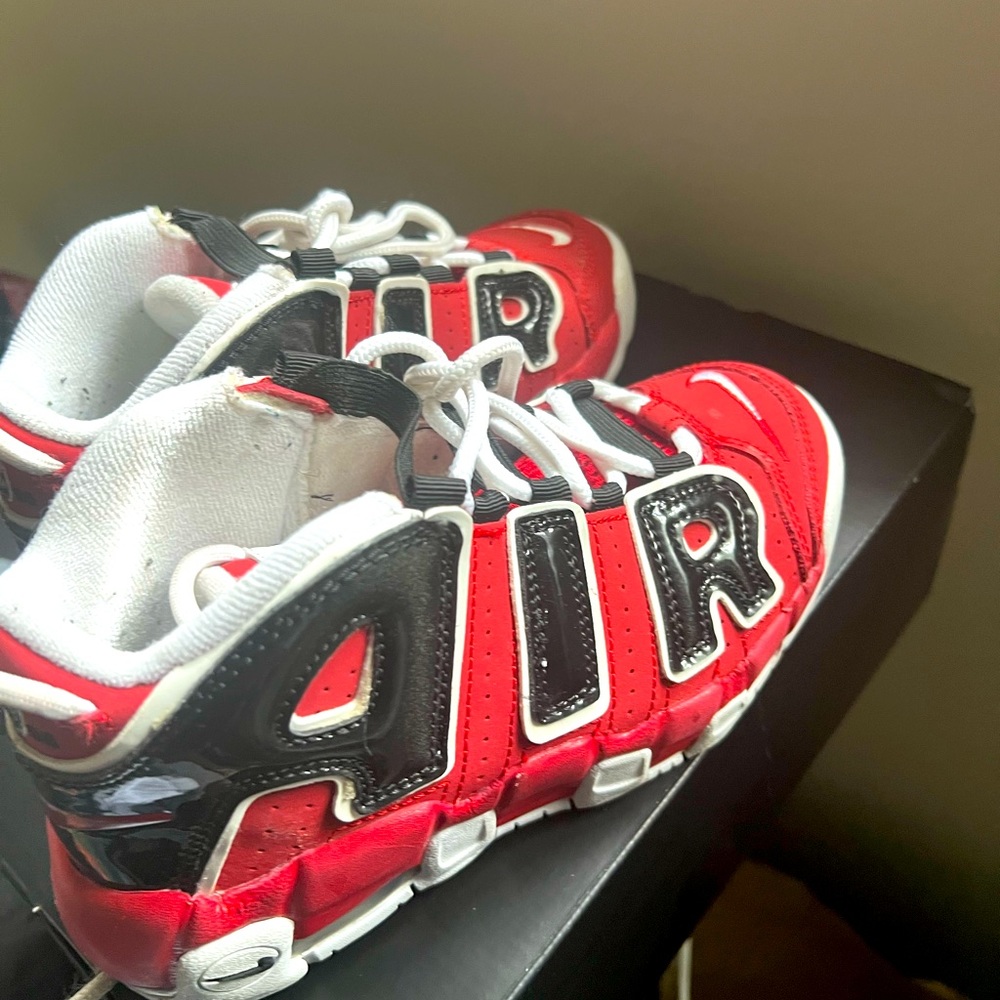 Red and Black Nike Air